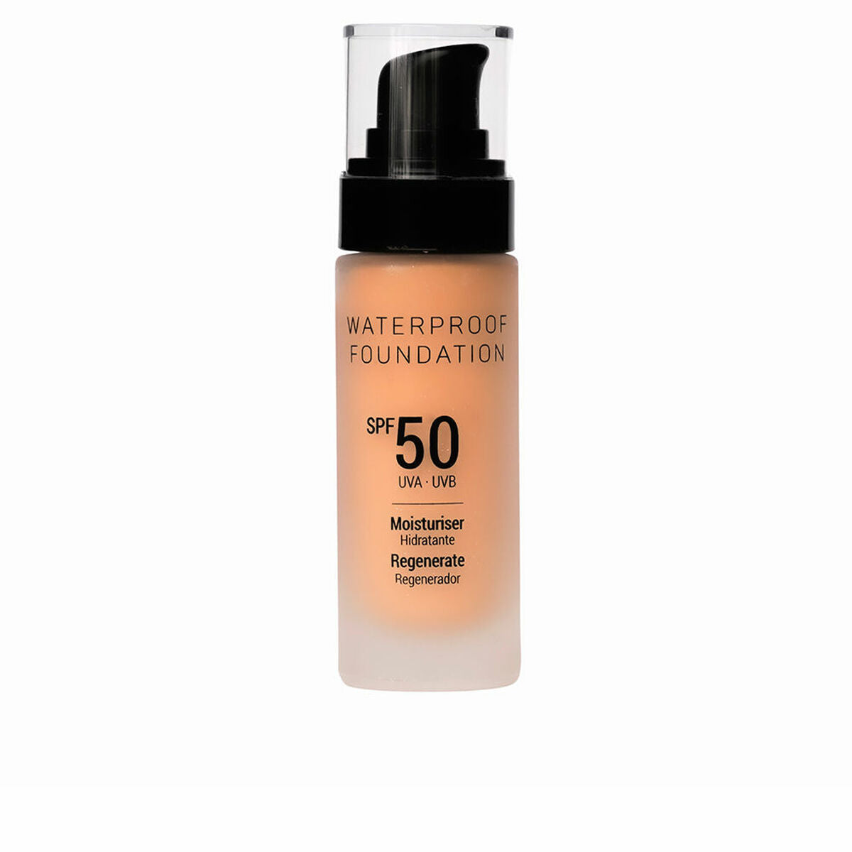 Liquid Make Up Base Vanessium Nº Shade 2-02 Water resistant Spf 50 (30 ml)