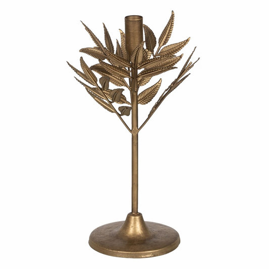 Candleholder Golden Iron 17 x 17 x 30 cm