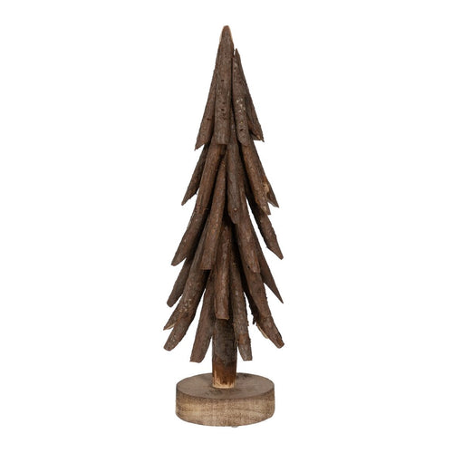 Christmas Tree Brown Paolownia wood 21 x 21 x 60 cm