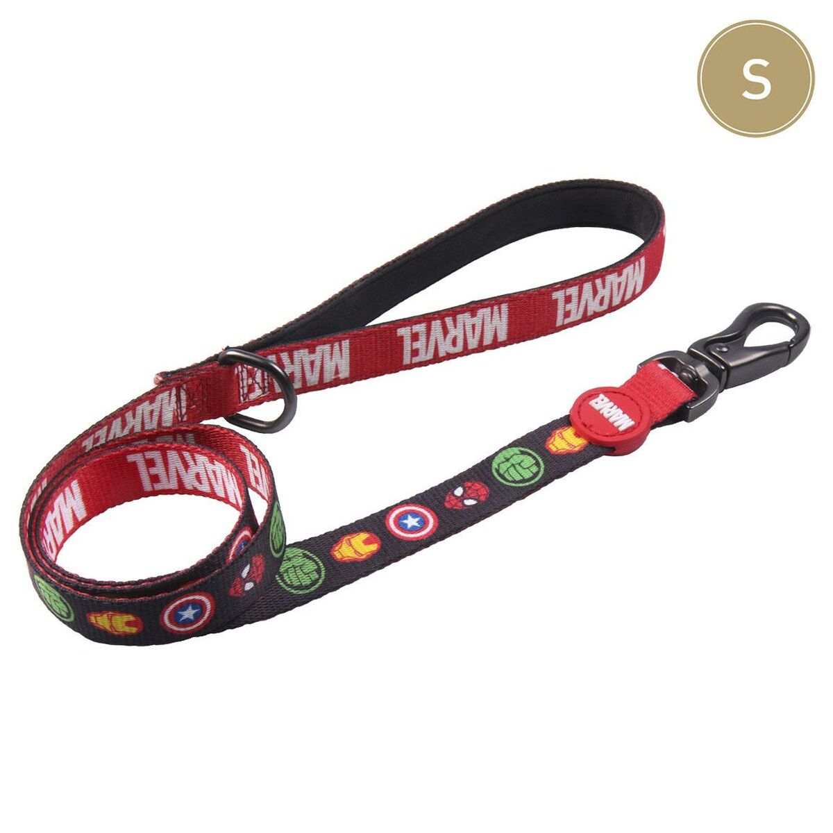 Dog Lead Marvel Red