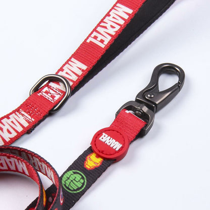 Dog Lead Marvel Red