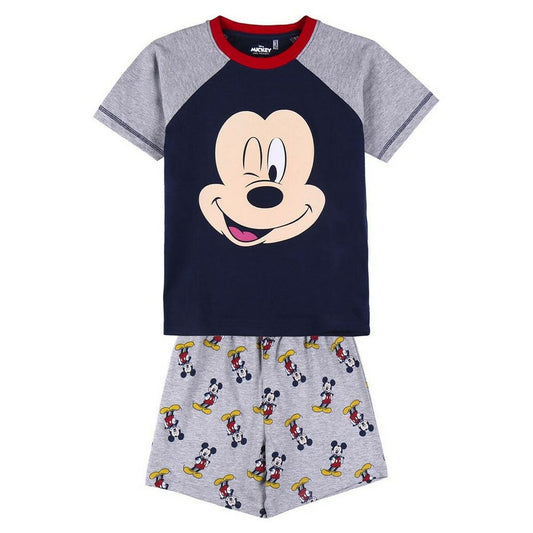 Summer Pyjama Mickey Mouse Grey - Yokefinds Ireland