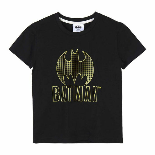 Child's Short Sleeve T-Shirt Batman Black - Yokefinds Ireland