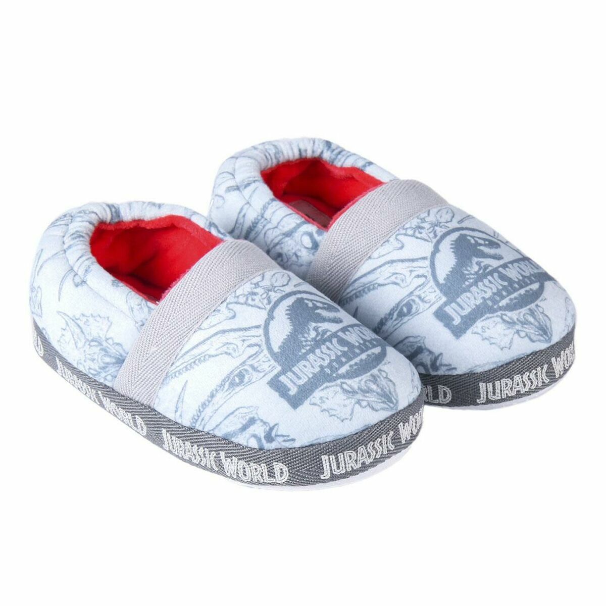 House Slippers Jurassic Park Light grey - Yokefinds Ireland