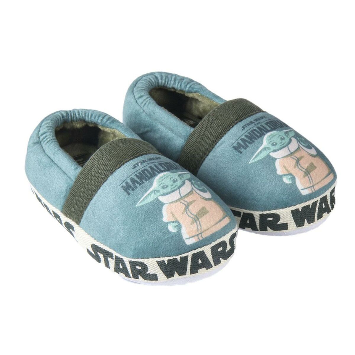 House Slippers The Mandalorian Green - Yokefinds Ireland