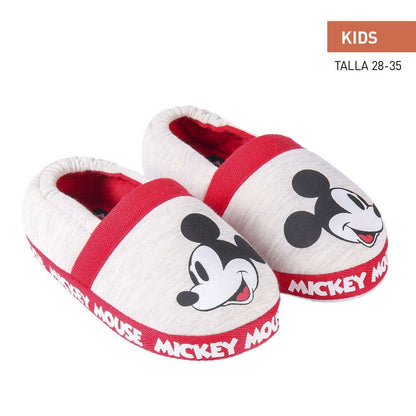 House Slippers Mickey Mouse Light grey - Yokefinds Ireland