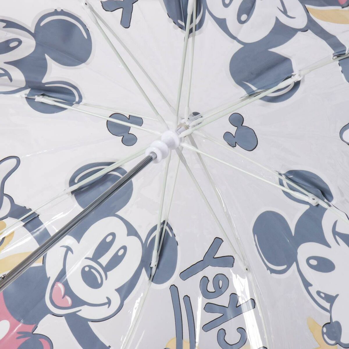 Umbrella Mickey Mouse Transparent Ø 71 cm Red - Yokefinds Ireland