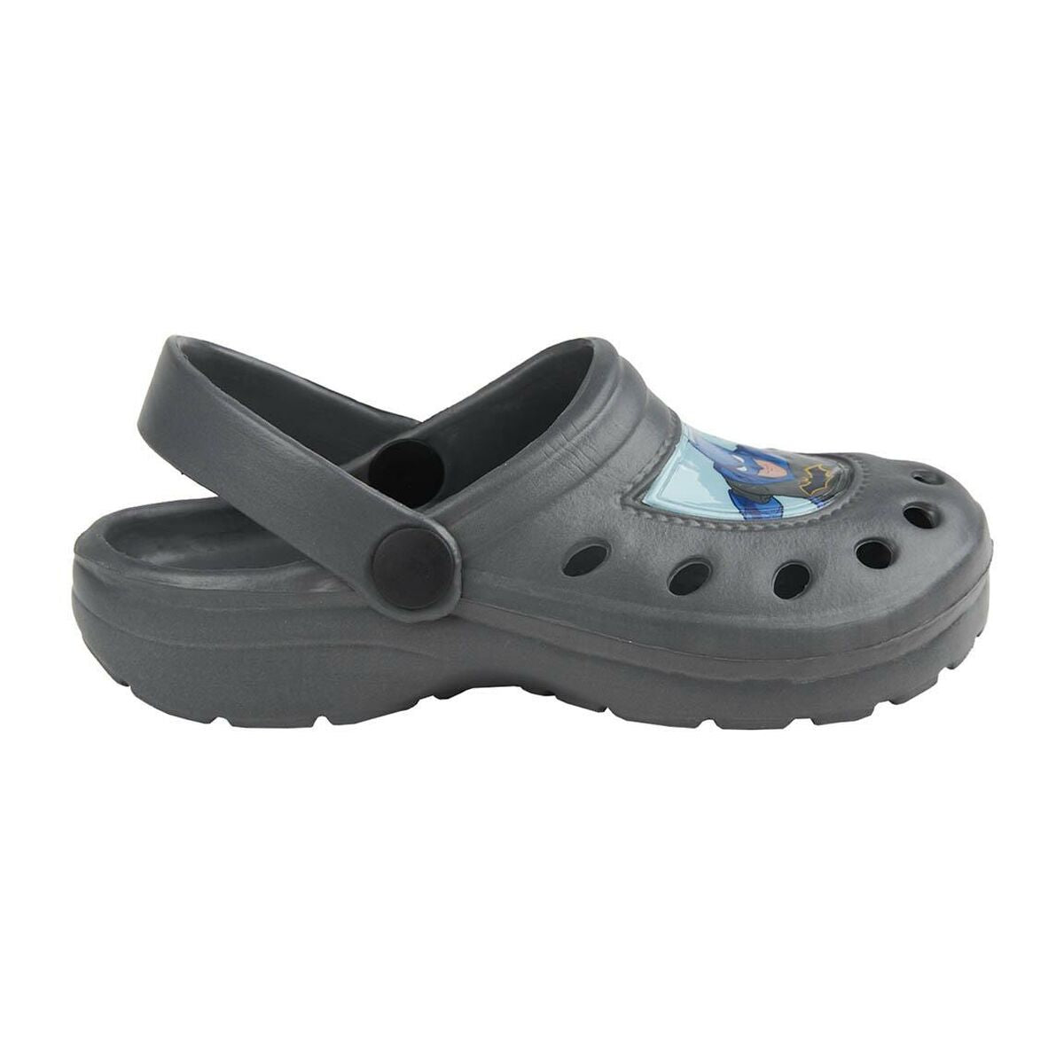 Beach Sandals Batman Grey