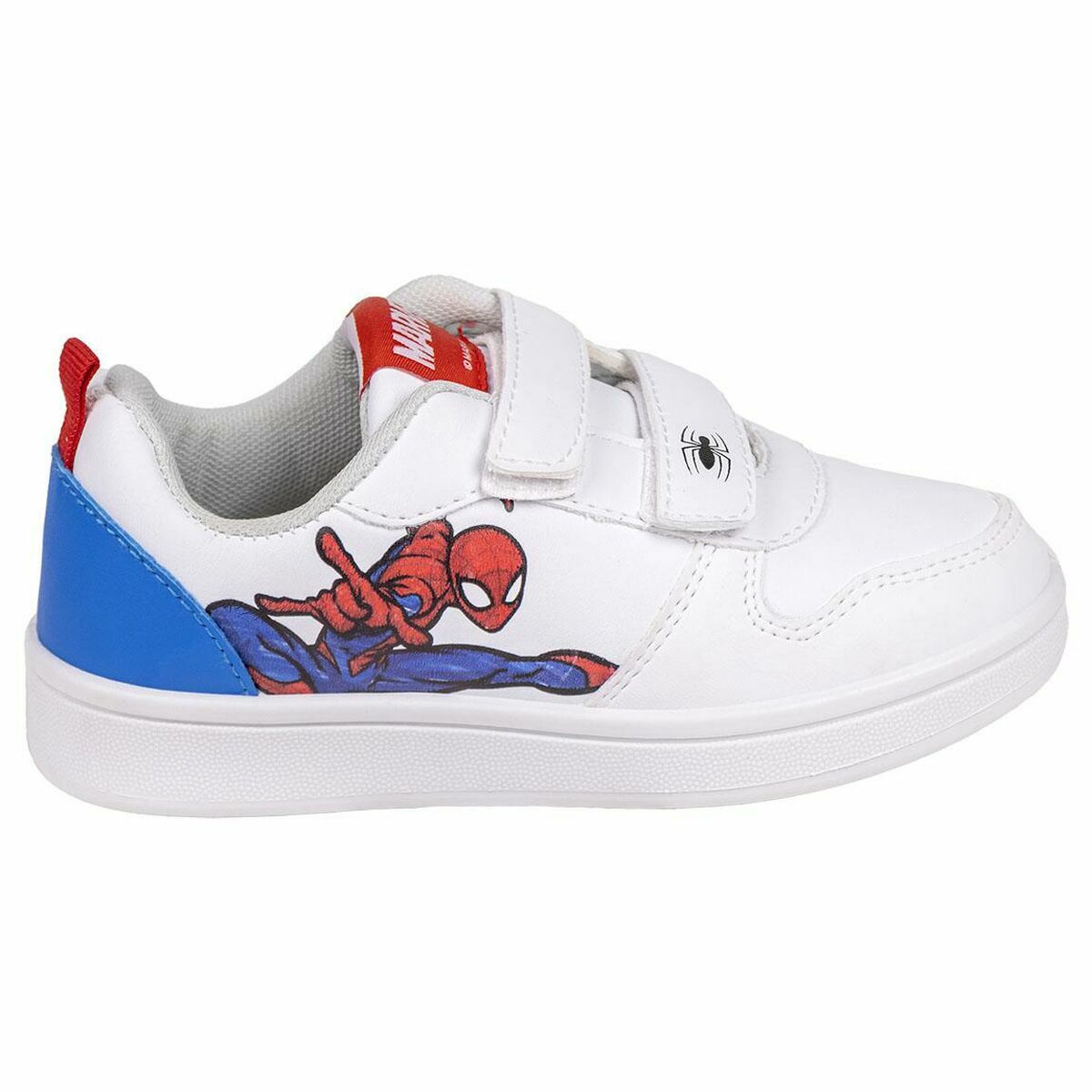 Sports Shoes for Kids Spider-Man Velcro White