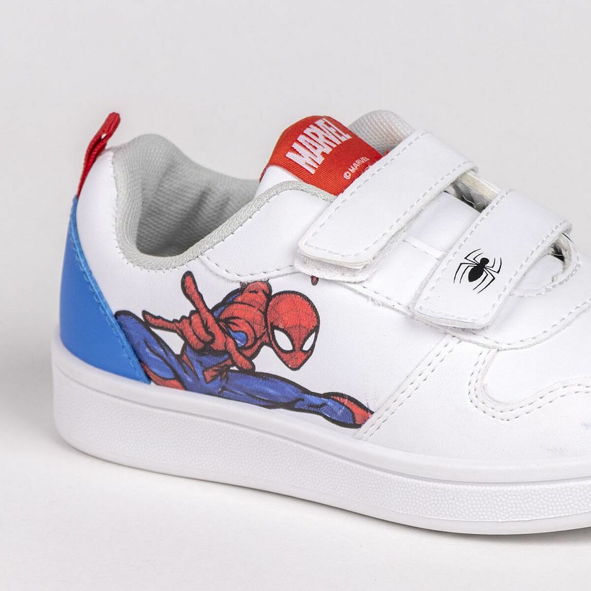 Sports Shoes for Kids Spider-Man Velcro White