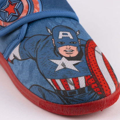 House Slippers Marvel Velcro Dark blue