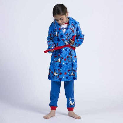 Children's Dressing Gown Sonic Blue