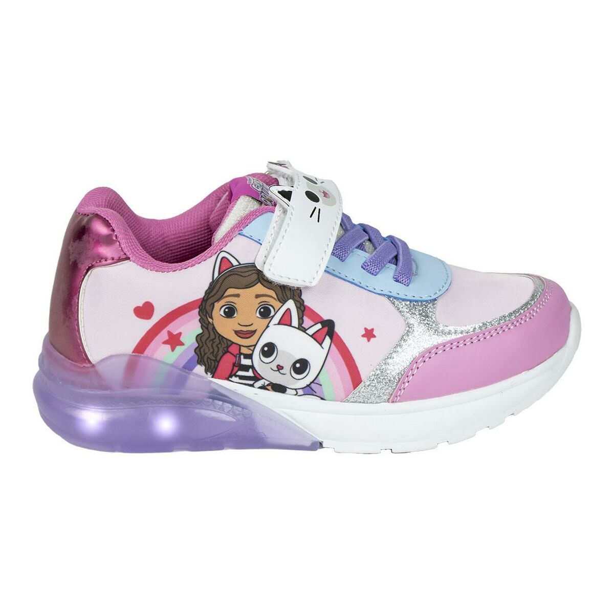 LED Trainers Gabby's Dollhouse Pink