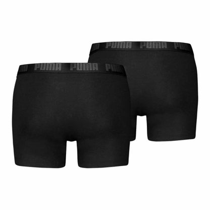 Men's Boxer Shorts Puma BASIC 701226387 002 2 Units Black