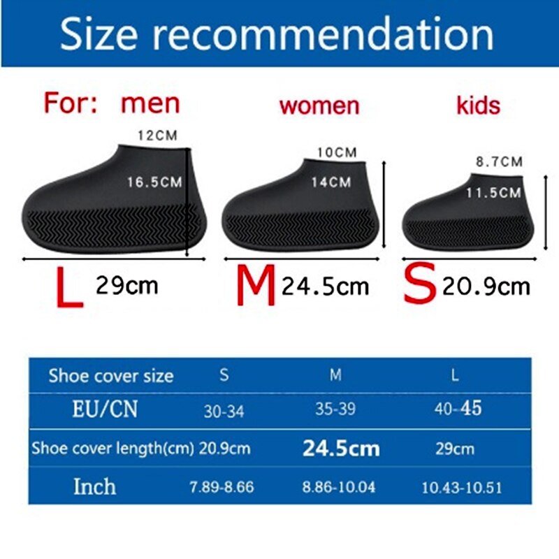 Silicone Waterproof Non-slip Shoe Cover - YOKE FINDS 🇮🇪 IE 