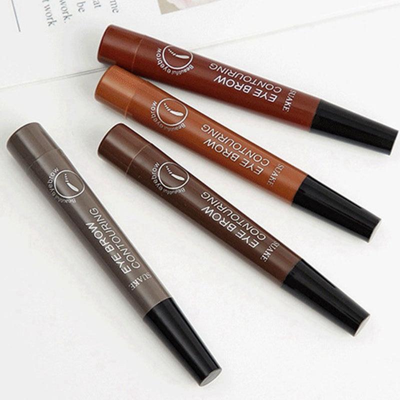 3D 5 Color Waterproof Natural Eyebrow Pencil - yokefinds.ie