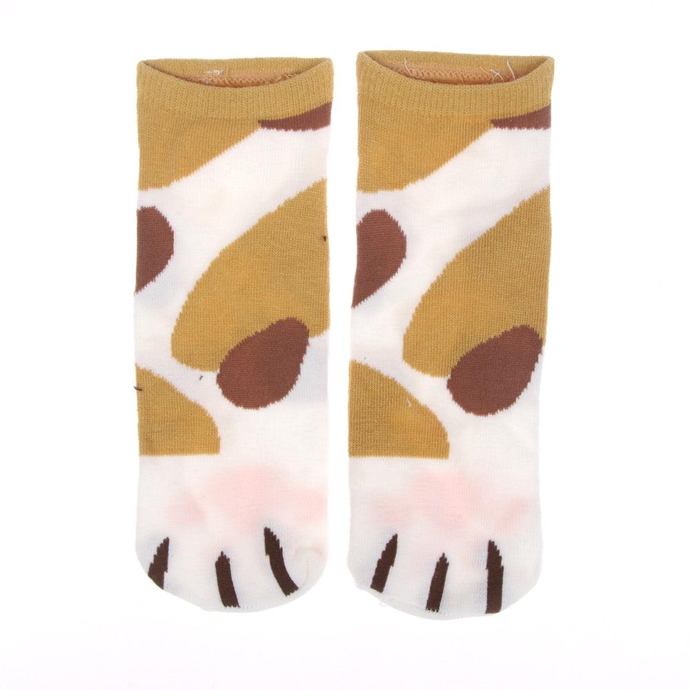 Cartoon Cute Cats Paw Socks - yokefinds.ie