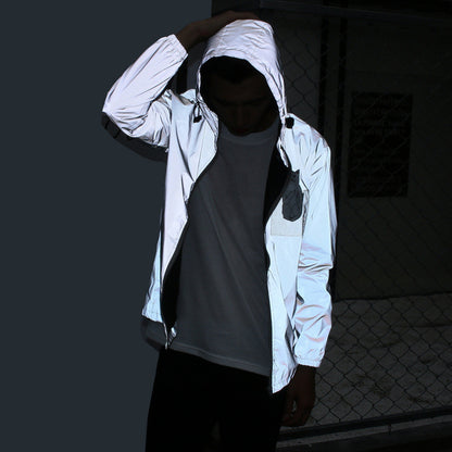 Super Bright Reflective Jacket water/wind proof