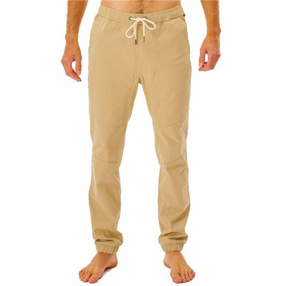 Trousers Rip Curl Re Entry Jogger Beige