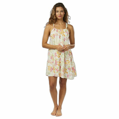 Dress Rip Curl Sun Dance Up White Tropical