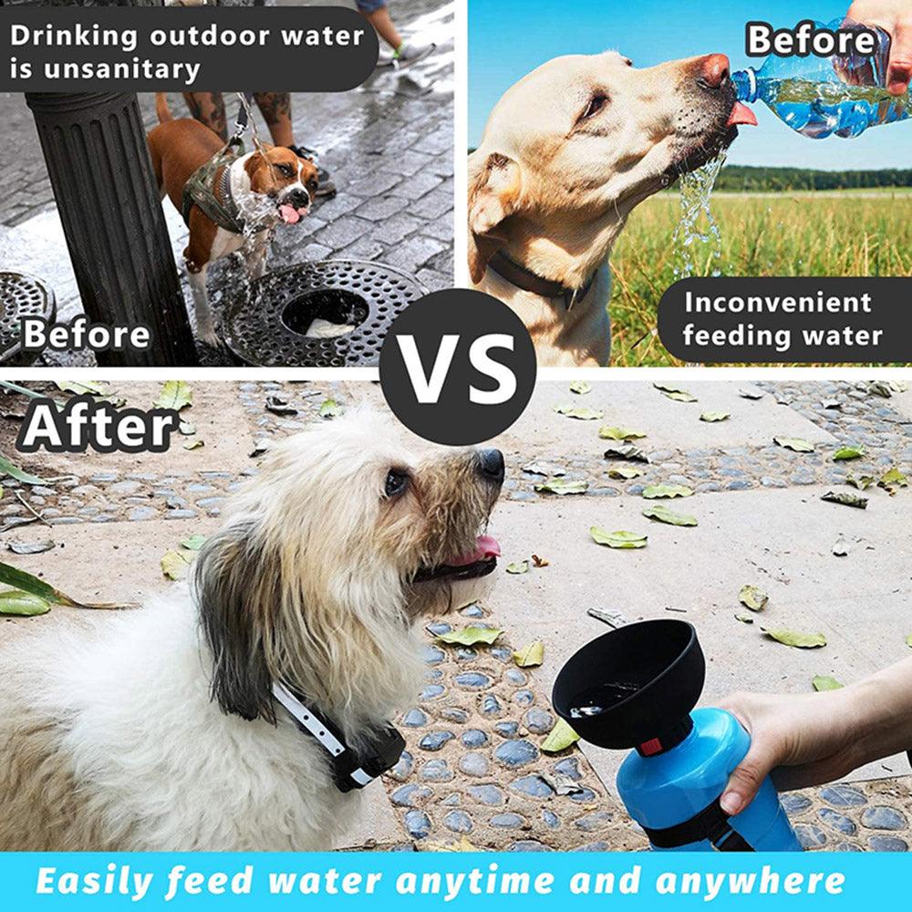 Portable BPA Free Foldable Dog Water Bottle - yokefinds.ie