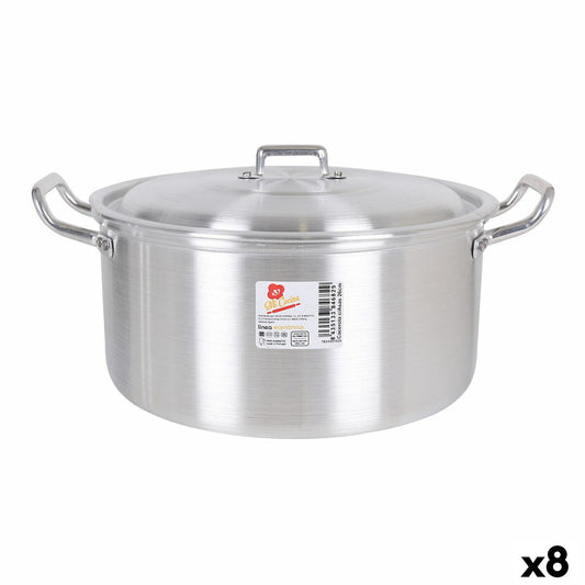 Casserole with lid Aluminium 33,5 x 28 x 15 cm (8 Units)