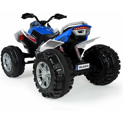 Electric Quad Injusa Rage Light Blue White 12 V - Yokefinds Ireland