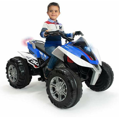 Electric Quad Injusa Rage Light Blue White 12 V - Yokefinds Ireland