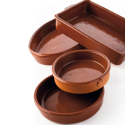 Saucepan Ceramic Brown (Ø 17 cm) (12 Units)