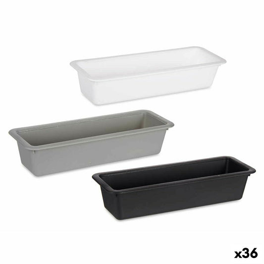 Cutlery Organiser Natural rubber polypropylene (36 Units) (8,5 x 5 x 24 cm)