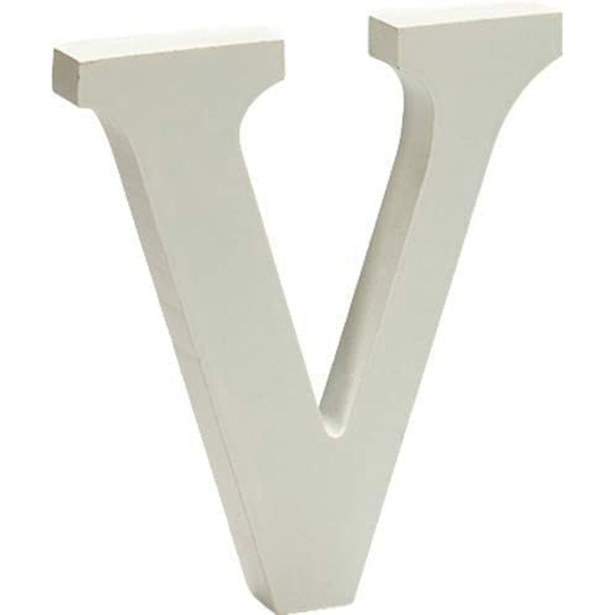 Decoration Letter V (1,8 x 21 x 17 cm) (12 Units) - YOKE FINDS 🇮🇪 IE 