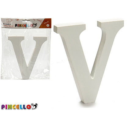 Decoration Letter V (1,8 x 21 x 17 cm) (12 Units) - YOKE FINDS 🇮🇪 IE 