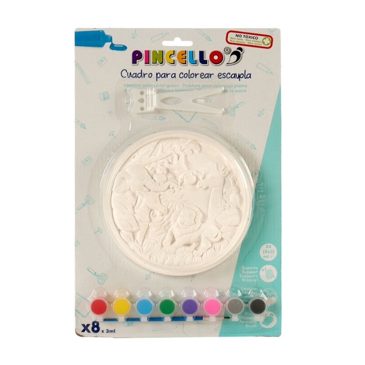 Craft Game Painting Plaster (18 Units) - YOKE FINDS 🇮🇪 IE 