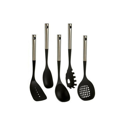 Set of Kitchen Utensils Black Plastic 8,5 x 35 x 20,5 cm (6 Units)