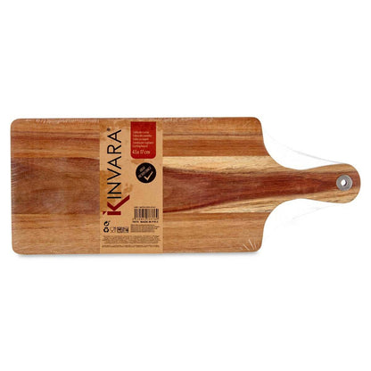 Cutting board White Acacia 17,3 x 1,5 x 44,8 cm (12 Units)