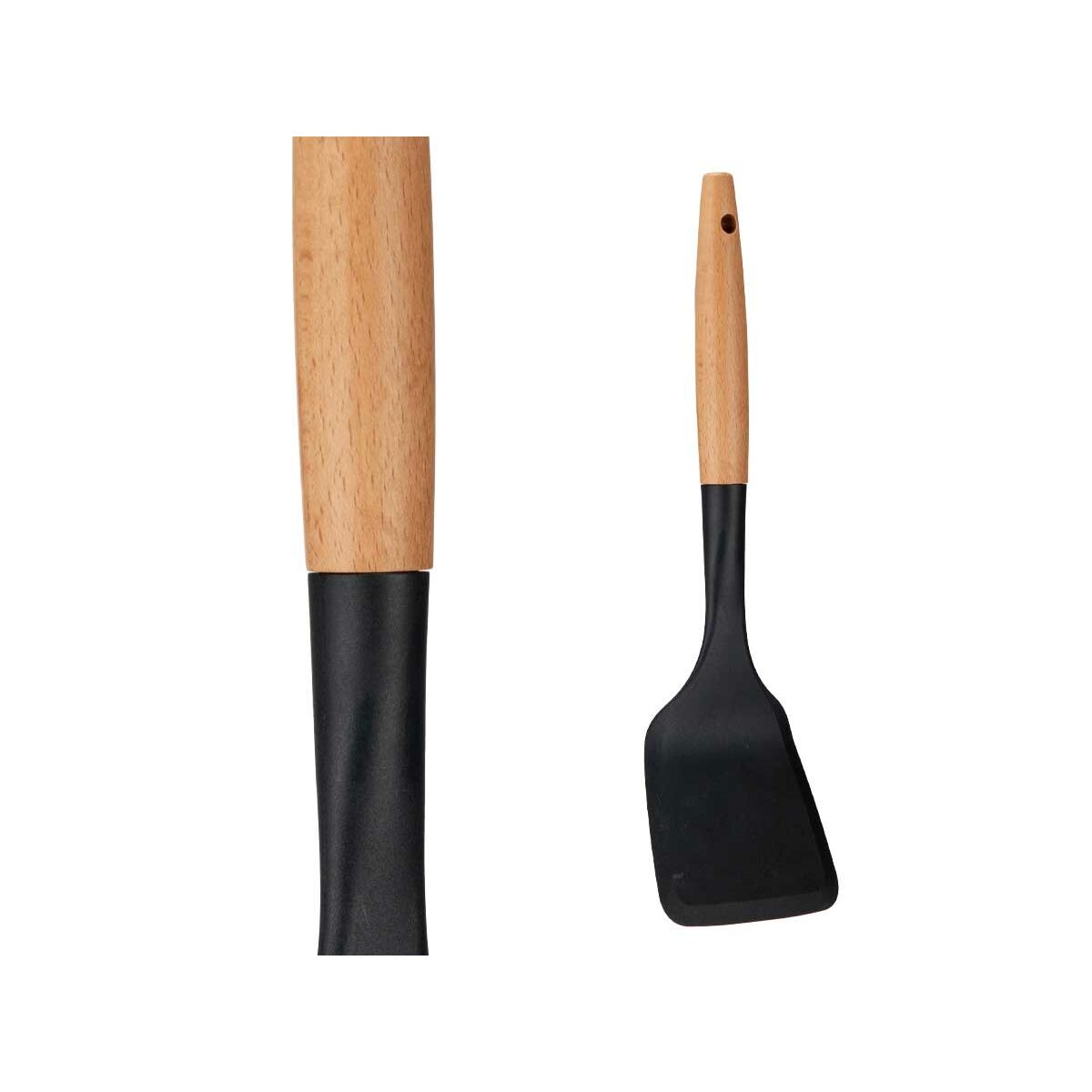 Kitchen Spatula Wood 10 x 34 x 3,5 cm (12 Units)