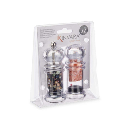 Salt and pepper set Plastic (12 Units)