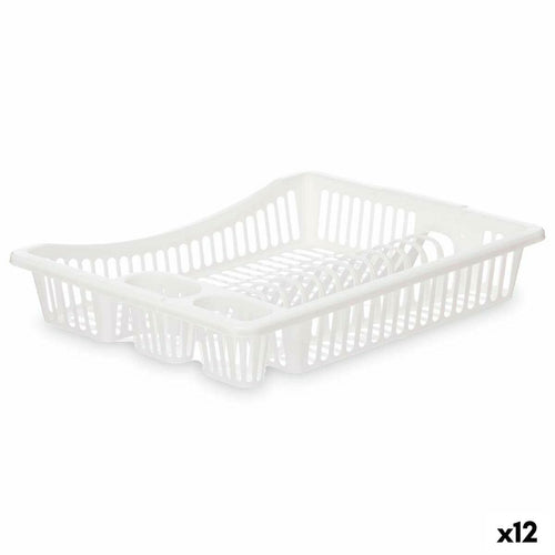 Draining Rack for Kitchen Sink White Plastic 45,5 x 8 x 36,5 cm (12 Units)