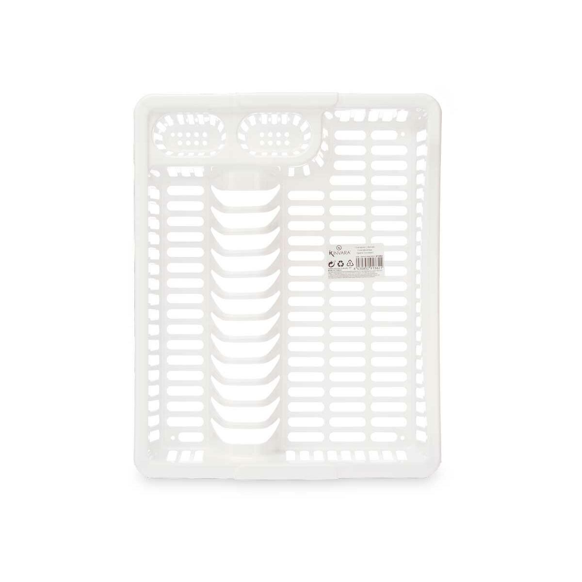 Draining Rack for Kitchen Sink White Plastic 45,5 x 8 x 36,5 cm (12 Units)