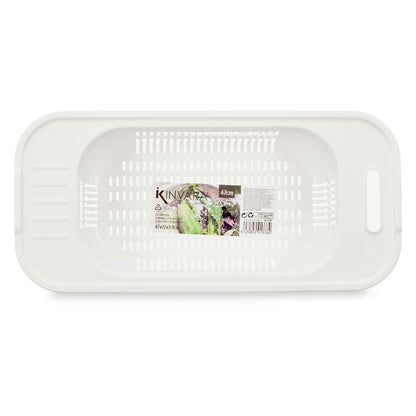 Drainer White Plastic 47 x 9,5 x 22 cm (24 Units)