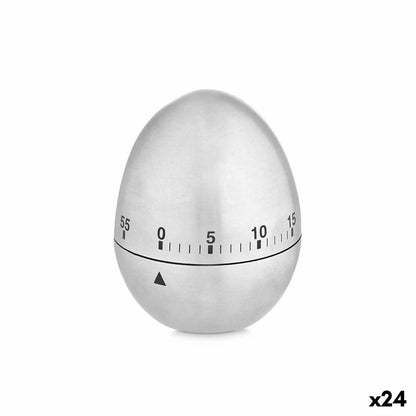 Kitchen Timer Egg 6 x 7,5 x 6 cm (24 Units)