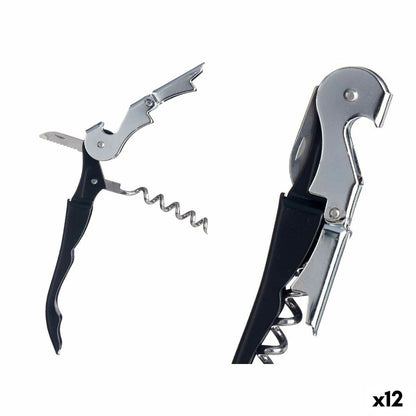 Corkscrew Stainless steel Plastic 5 x 1,3 x 2,2 cm (12 Units)