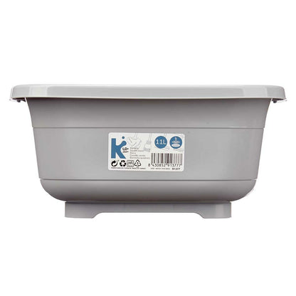 Washing-up Bowl Grey Plastic 11 L (12 Units)