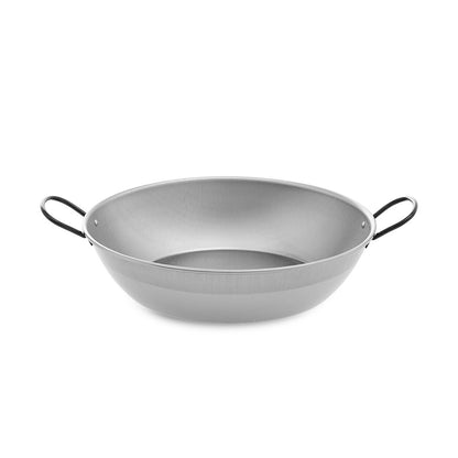 Deep Pan with Handles Vaello Polished Steel (Ø 34 cm)