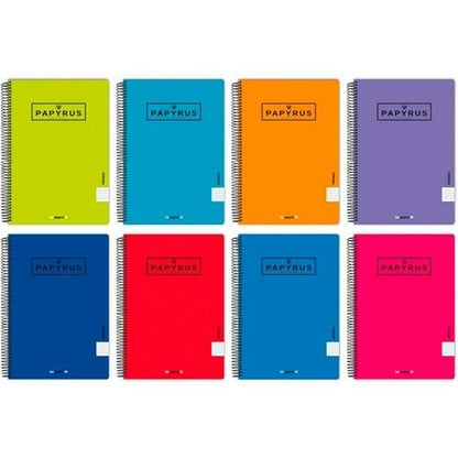 Notebook Papyrus 80 Sheets Quarto (5 Units)