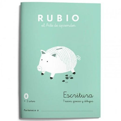 Writing and calligraphy notebook Rubio Nº0 A5 Spanish 20 Sheets (10 Units)