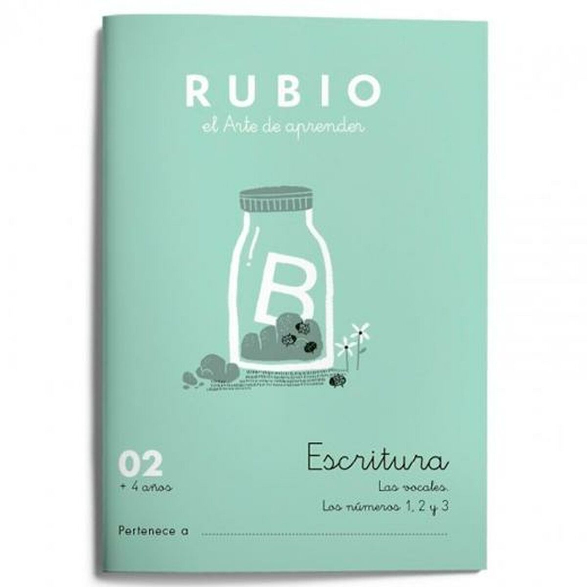 Writing and calligraphy notebook Rubio Nº02 A5 Spanish 20 Sheets (10 Units)