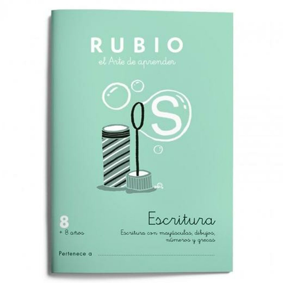 Writing and calligraphy notebook Rubio Nº8 A5 Spanish 20 Sheets (10 Units)