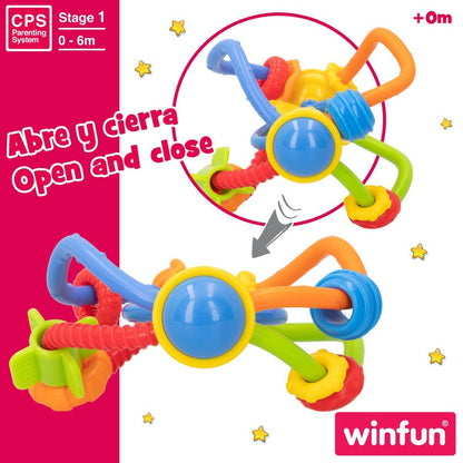 Rattle Winfun Plastic 12 x 13,5 x 12 cm (12 Units)