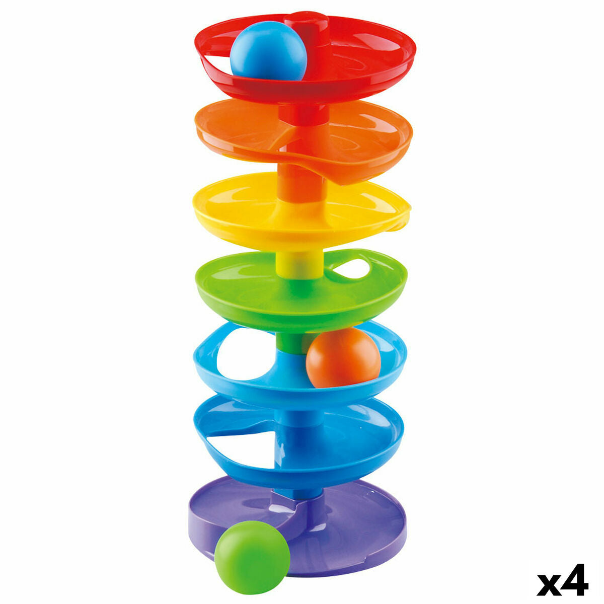 Activity Spiral PlayGo Rainbow 4 Units 15 x 37 x 15,5 cm - Yokefinds Ireland